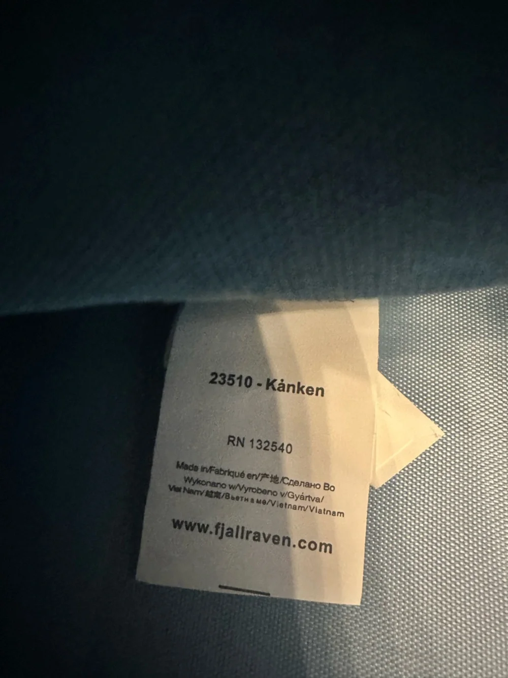 LIKE NEW Fjallraven Kånken Classic Backpack Sky Blue